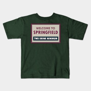 Welcome to Springfield Kids T-Shirt